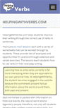 Mobile Screenshot of helpingwithverbs.com